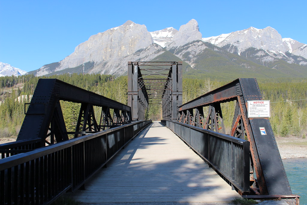 Engine Bridge over the Bow River, Canmore